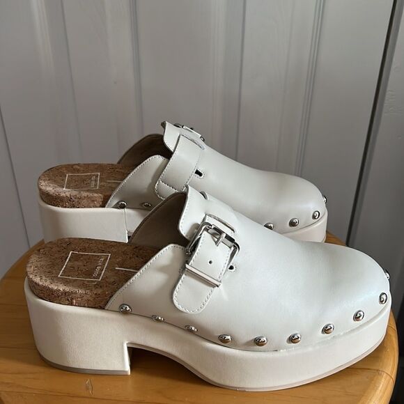 Dolce Vita Yevan Platform Mule in Ivory Size 8 - Picture 9 of 13